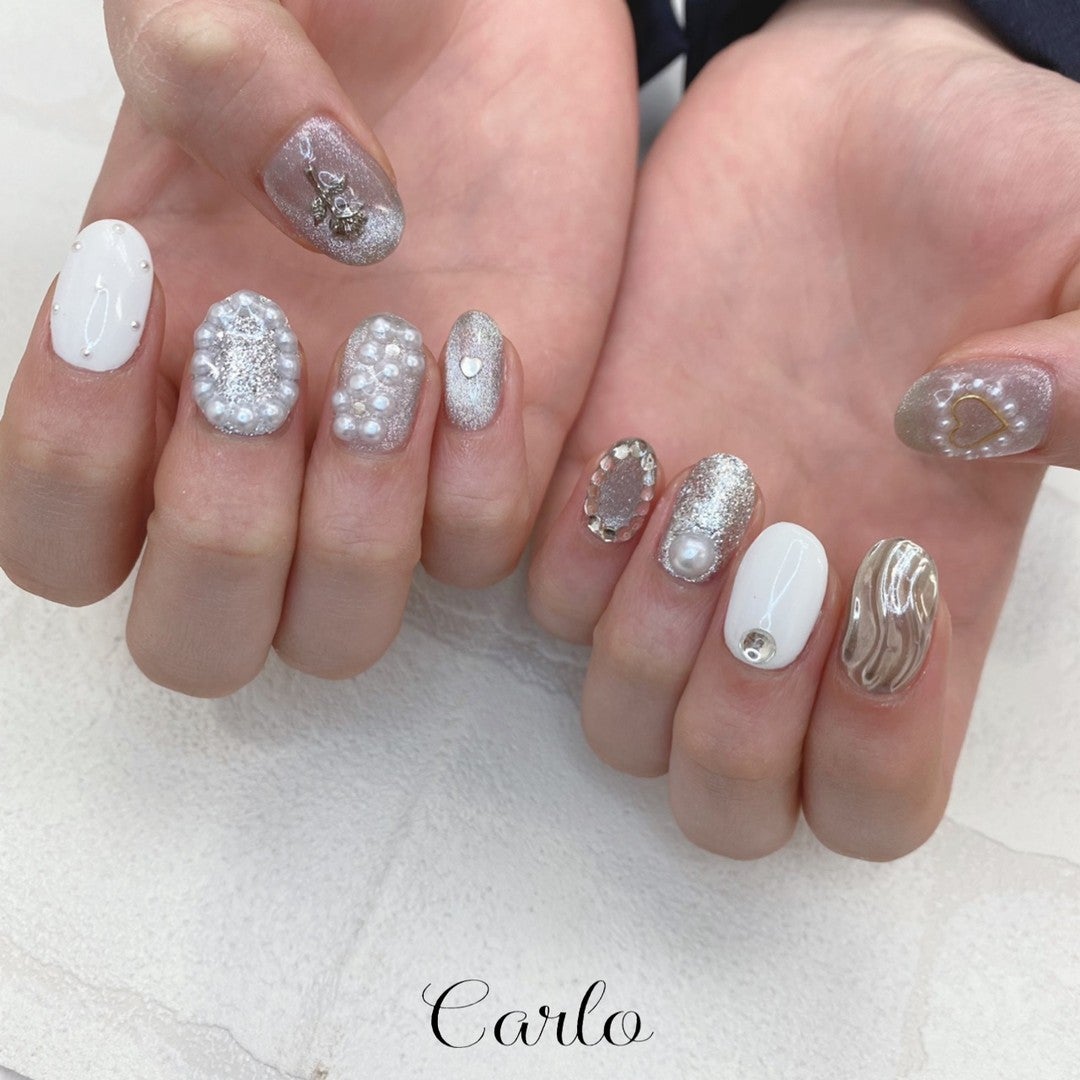 YUKA on LIPS 「.パーツnail..#nail#nailist#ネイル#ネイリ..」(1枚目)