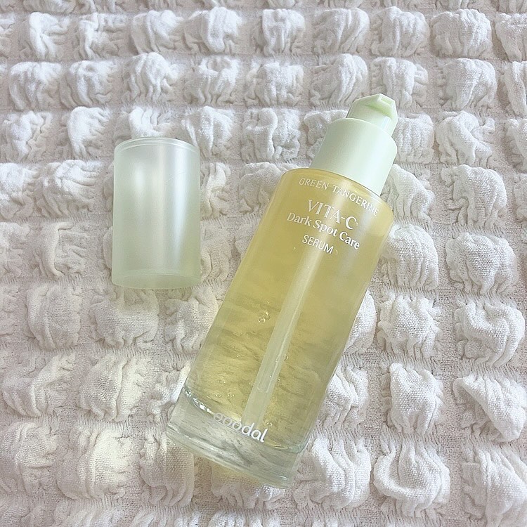 グリーンタンジェリン ビタC ダークスポットケアセラム/goodal/美容液を使ったクチコミ（3枚目）