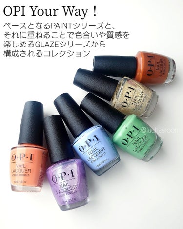 O・P・I ネイルラッカーのクチコミ「O・P・I 2024春コレクション🌸
OPI Your Way！

PAINTシリーズとGLA.....」（2枚目）