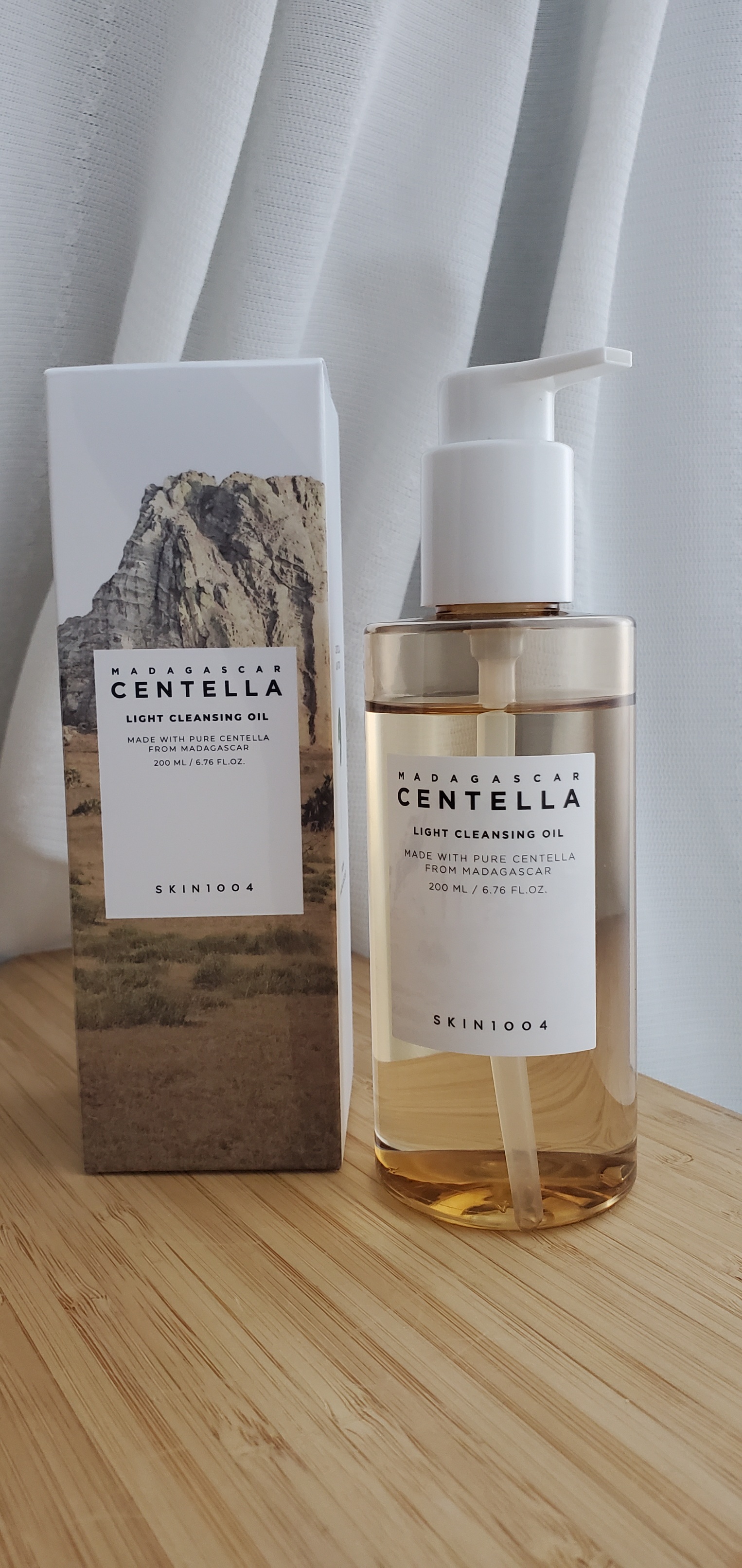 センテラ ライトクレンジングオイル/SKIN1004/オイルクレンジングを使ったクチコミ（1枚目）