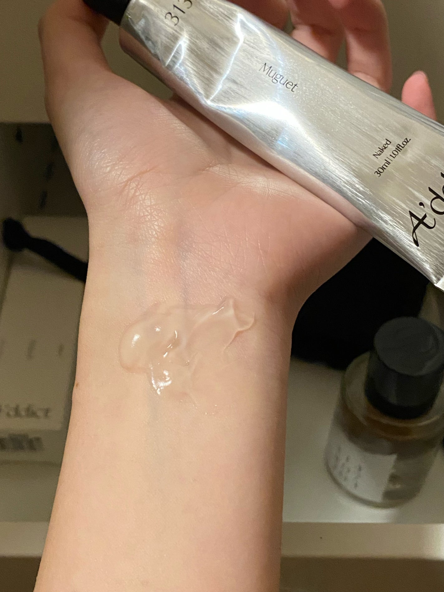 ソリッドパフューム ムスク 103/Addct/練り香水を使ったクチコミ(5枚目)