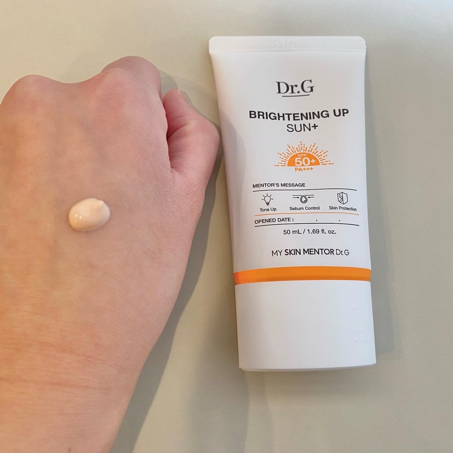ブライトニングアップサンプラス/Dr.G/日焼け止めクリームを使ったクチコミ（2枚目）