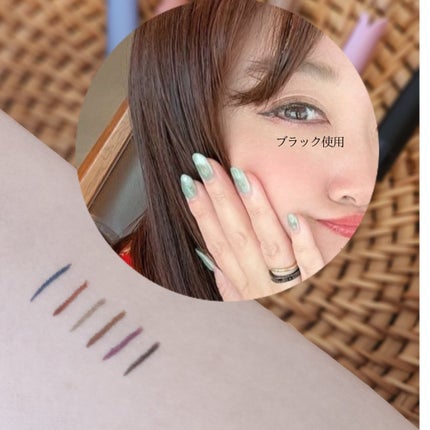 カラーシェイクライナー/C’est la pointe/リキッドアイライナーを使ったクチコミ(4枚目)