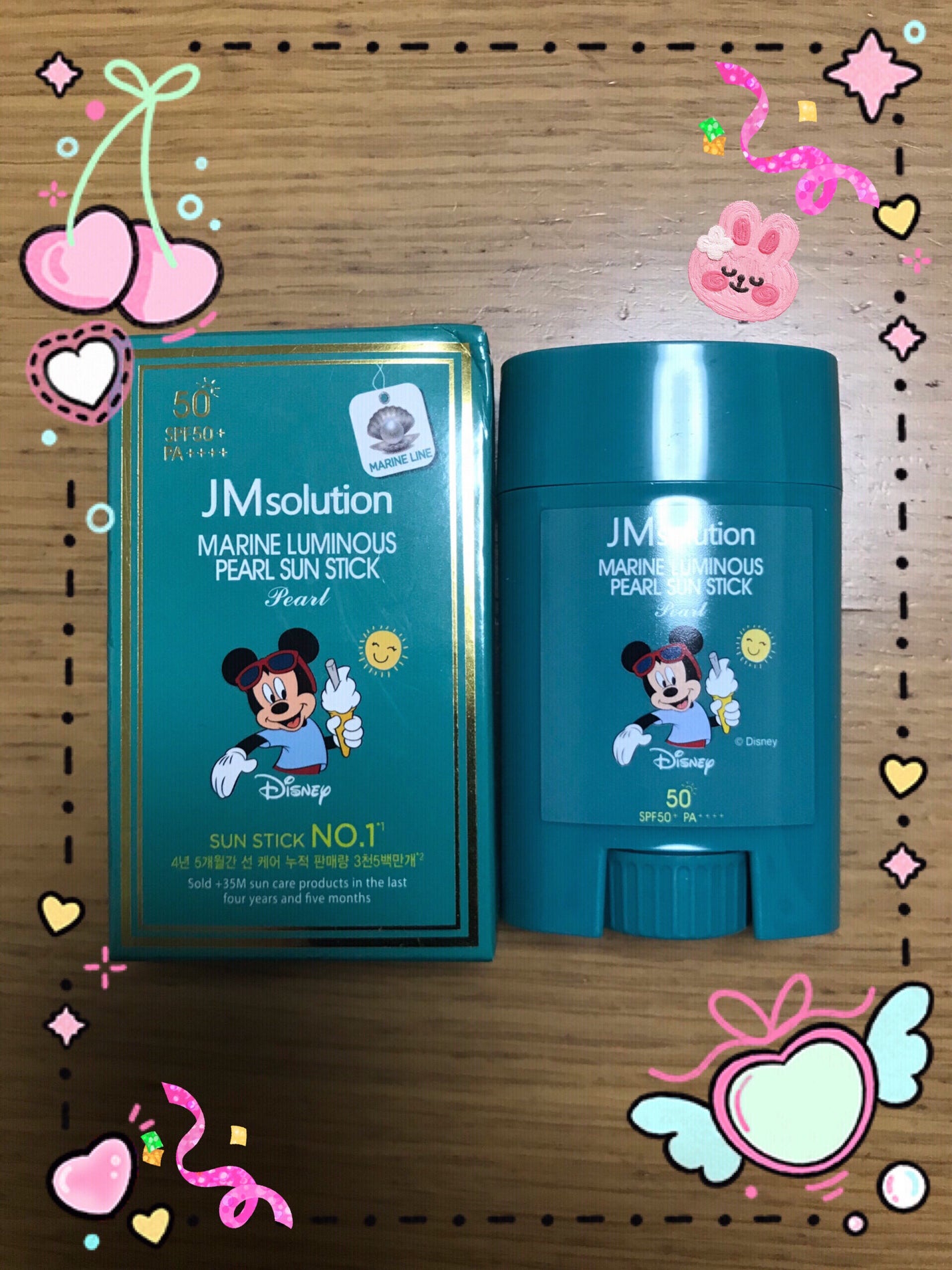 マリンルミナスパールサンスティックパール/JMsolution/日焼け止めスティックを使ったクチコミ(1枚目)