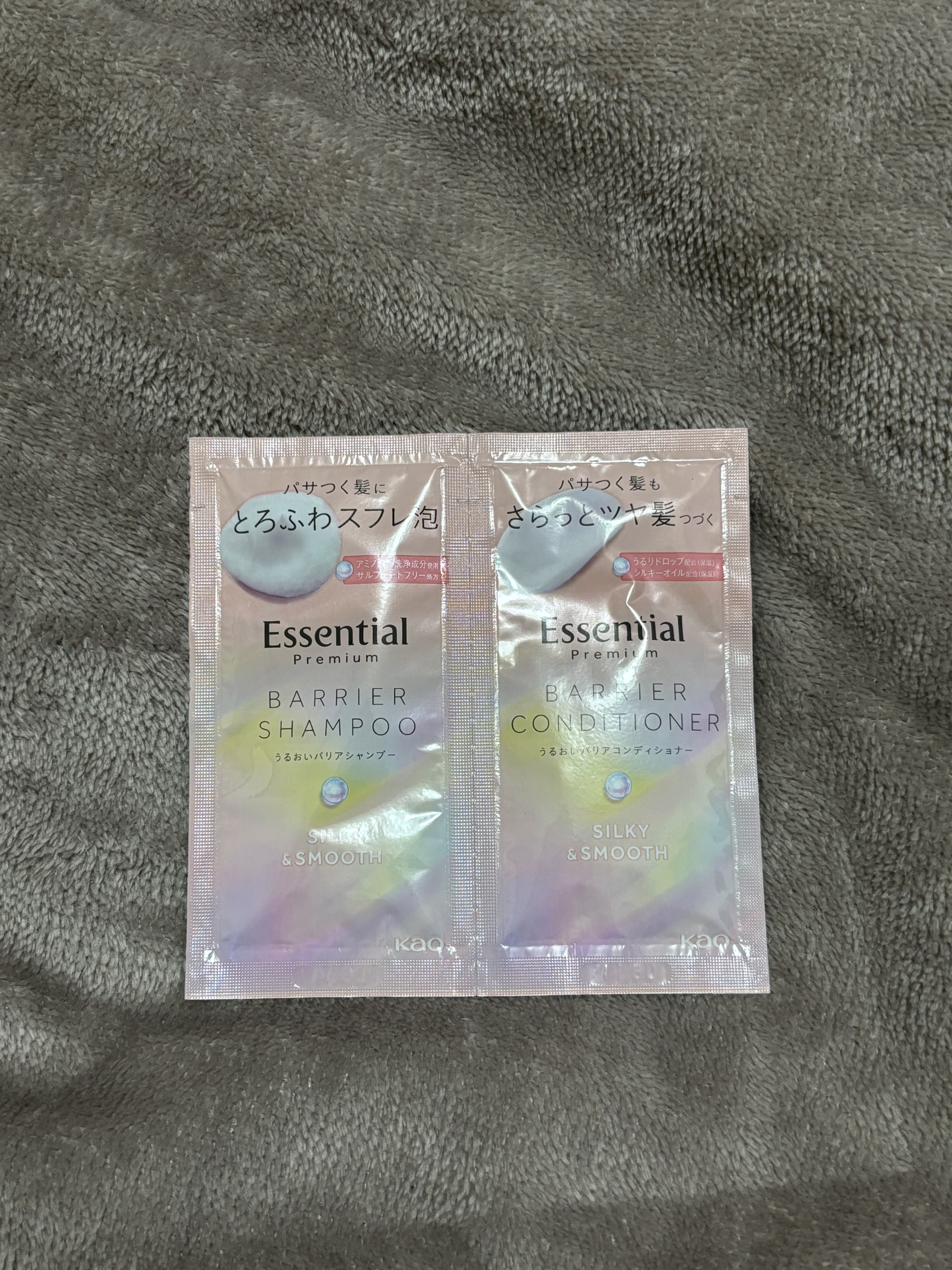 エッセンシャルプレミアム バリアシャンプー・コンディショナー シルキー＆スムース/エッセンシャル/市販シャンプーを使ったクチコミ（1枚目）