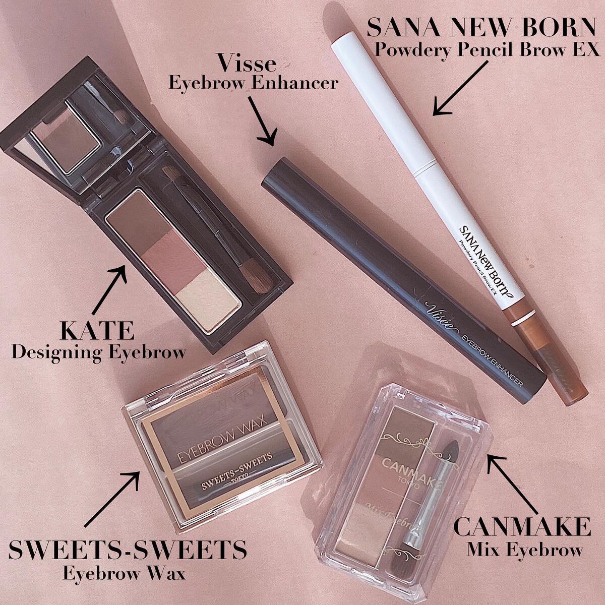 ミックスアイブロウ/キャンメイク/パウダーアイブロウを使ったクチコミ（1枚目）