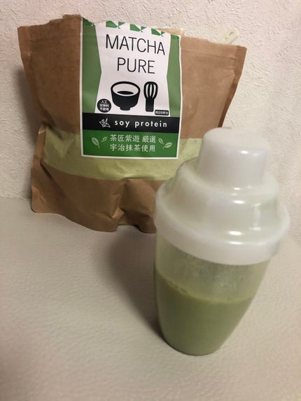 MATCHA PURE(プロテインパウダー)/ピュアパートナー/ソイプロテインを使ったクチコミ(8枚目)