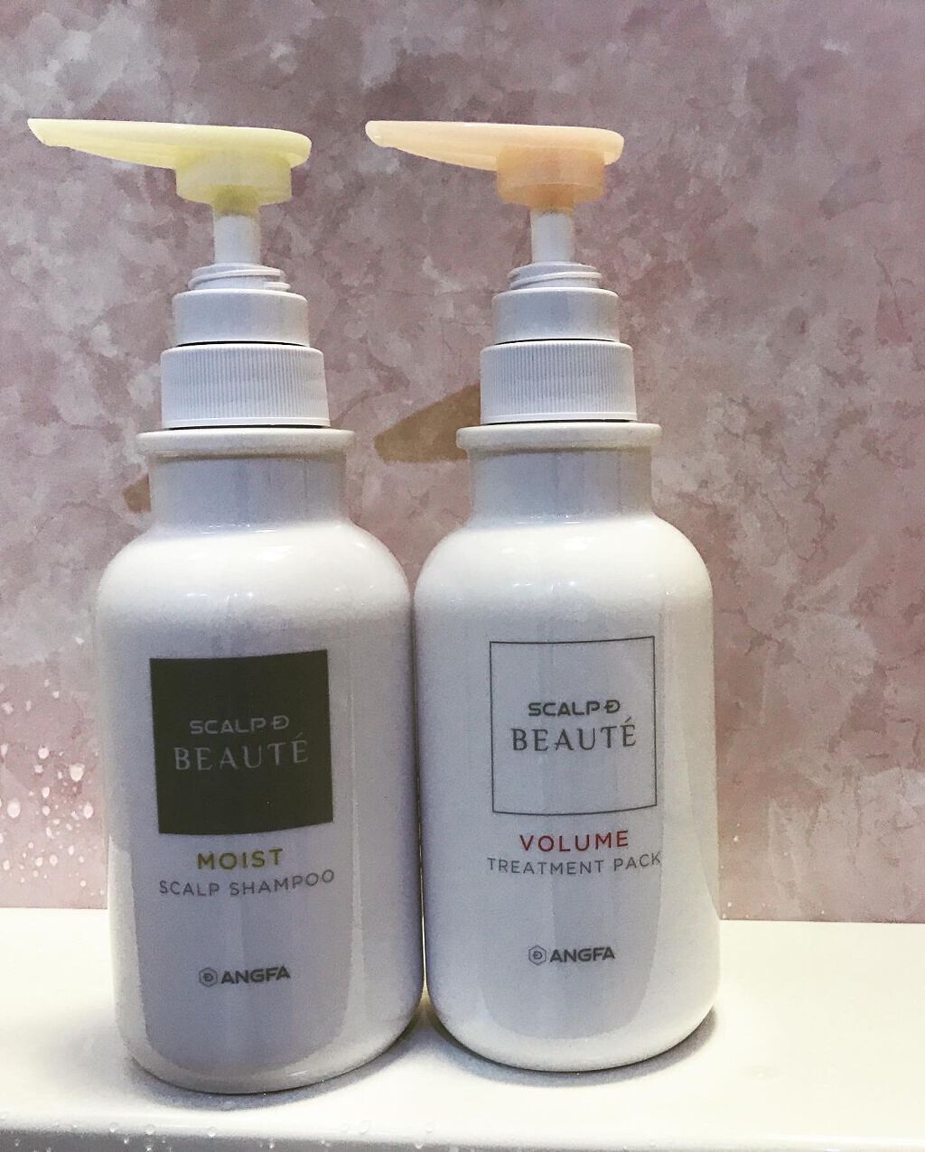 スカルプD ボーテ 薬用スカルプシャンプー（モイスト）／薬用トリートメントパック（モイスト） シャンプー350ml/アンファー(スカルプD)/市販シャンプーを使ったクチコミ（1枚目）