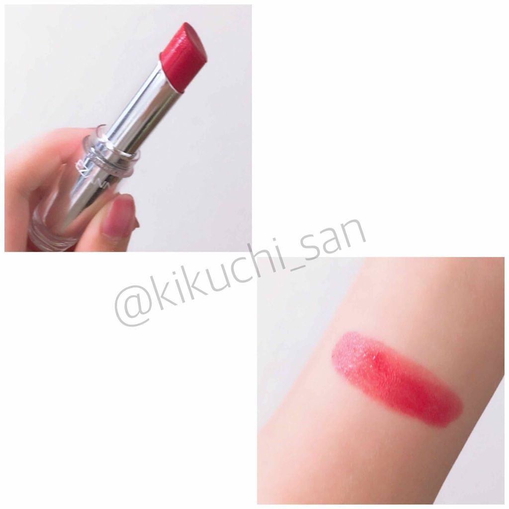 ラスティンググロスリップ/CEZANNE/口紅を使ったクチコミ(2枚目)