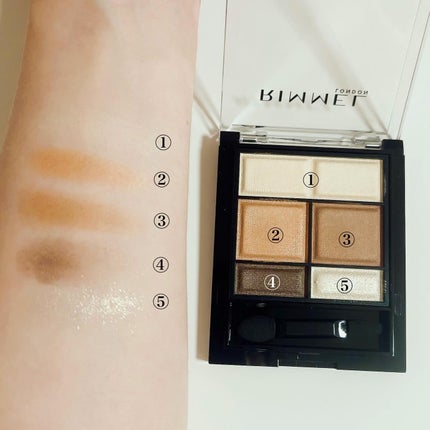 ワンダー スウィート アイシャドウ ソフトマット/リンメル ロンドン/アイシャドウパレットを使ったクチコミ(3枚目)