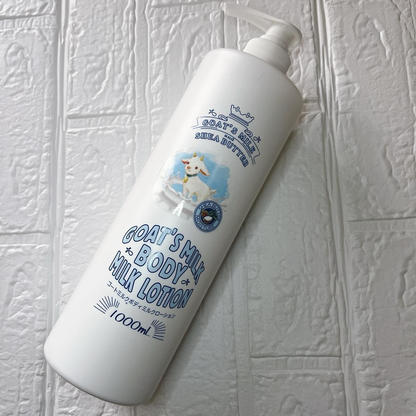 GOAT'S MILK ゴートミルクボディーローションのクチコミ「ドンキで売ってた、大容量のゴートミルクボディミルクローション1000ｍｌ
買ってみた。

大容.....」（2枚目）