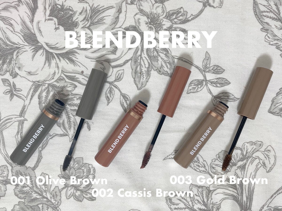 ニュアンスオン3Dアイブロウマスカラ/BLEND BERRY/眉マスカラを使ったクチコミ(2枚目)