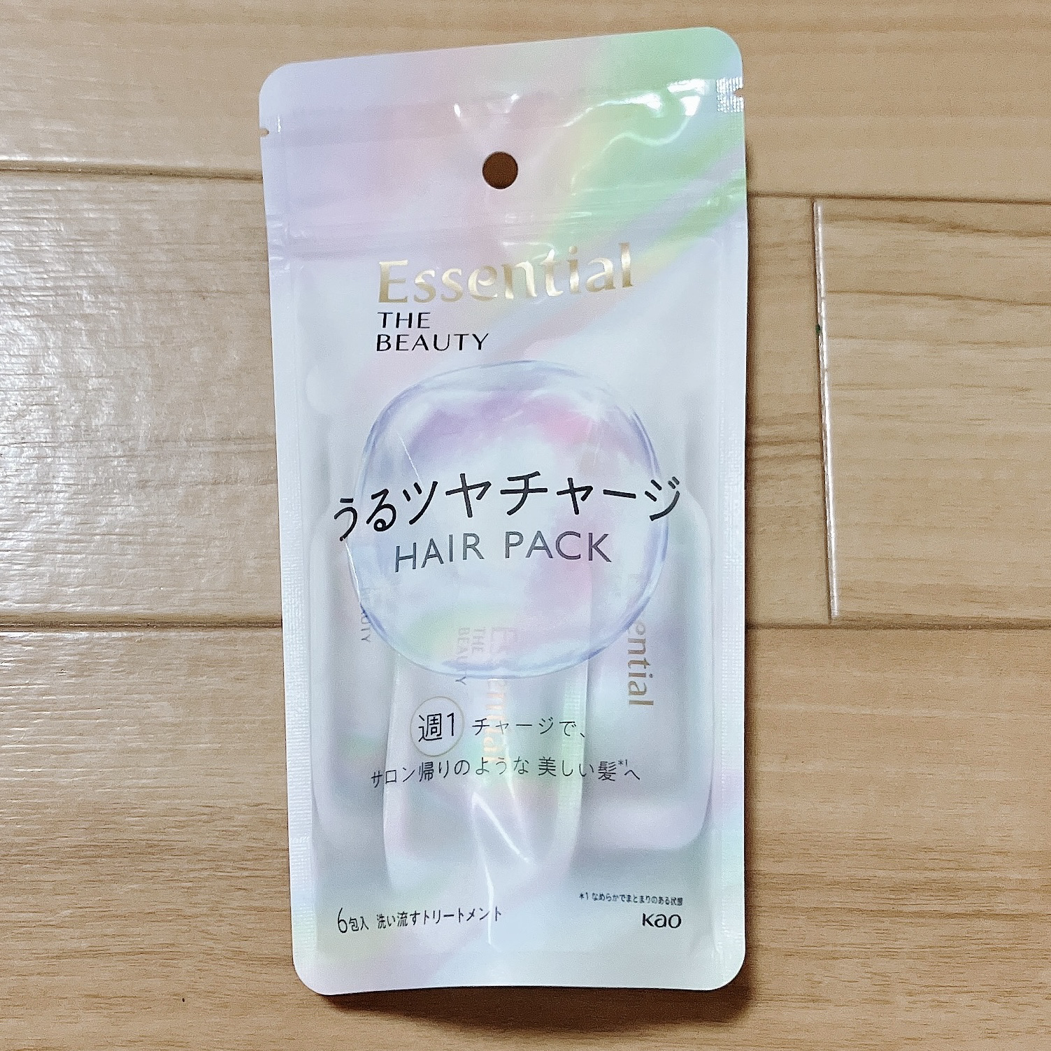 ザビューティ うるツヤチャージヘアパック/エッセンシャル/ヘアマスク・ヘアパックを使ったクチコミ（2枚目）