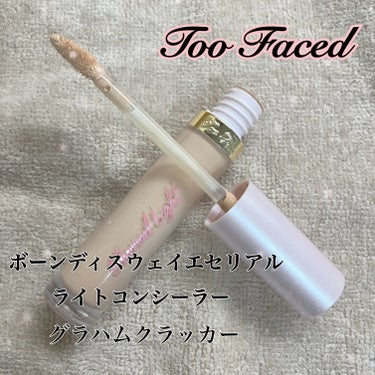 ボーン ディス ウェイ エセリアル ライト コンシーラー グラハム クラッカー/Too Faced/リキッドコンシーラーを使ったクチコミ（2枚目）