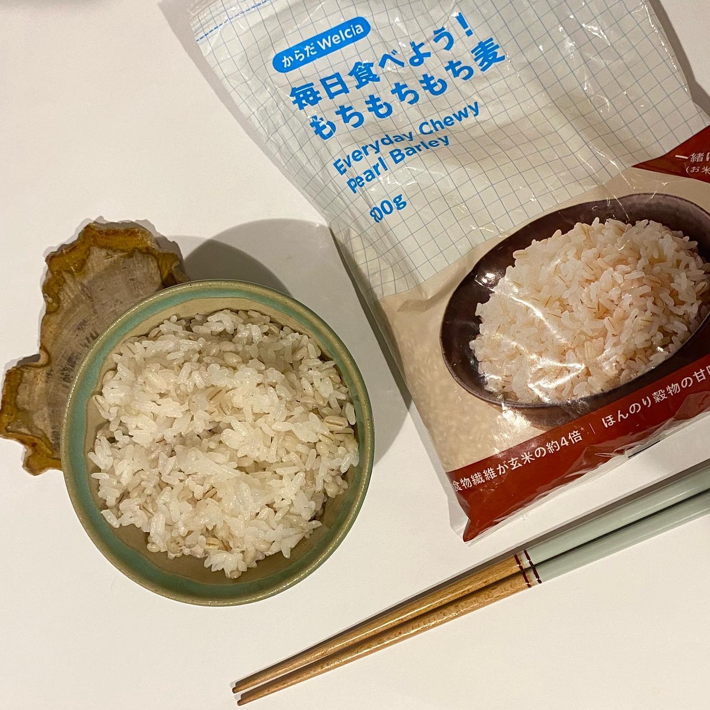 からだWelcia 毎日食べよう！
もちもちもち麦ウエルシアのプライベートブランド
「からだWelcia」のもち麦🌾 
ウエルシア薬局様からご提供いただきました！

白米と混ぜて炊くだけで栄養アップ◎
プチプチ食感も楽しく美味しかったです