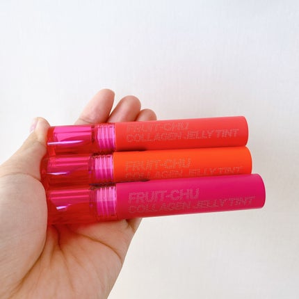 FRUIT-CHU COLLAGEN TINT/16BRAND/口紅を使ったクチコミ(7枚目)