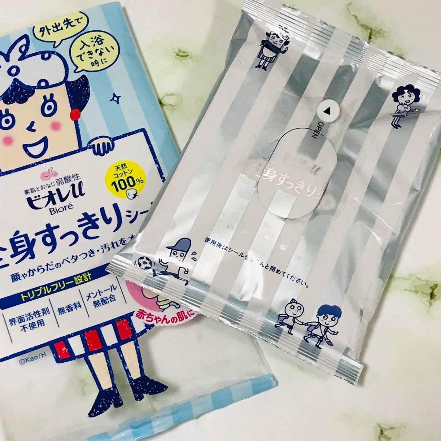 全身すっきりシート/ビオレu/ボディシートを使ったクチコミ(2枚目)