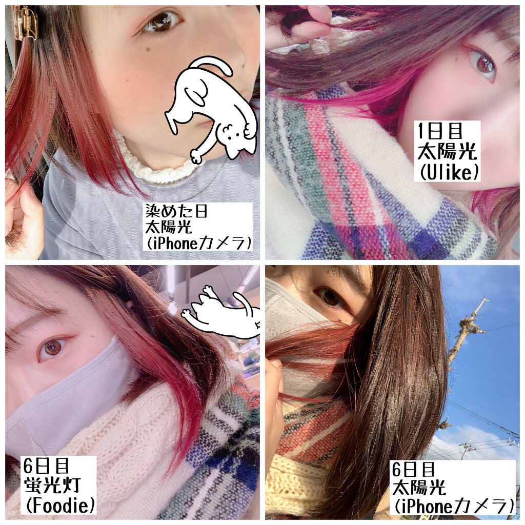 エンシェールズカラーバター/エンシェールズ/ヘアカラーを使ったクチコミ(3枚目)