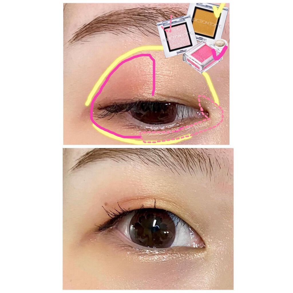 シャドーカスタマイズ/MAJOLICA MAJORCA/単色アイシャドウを使ったクチコミ（2枚目）