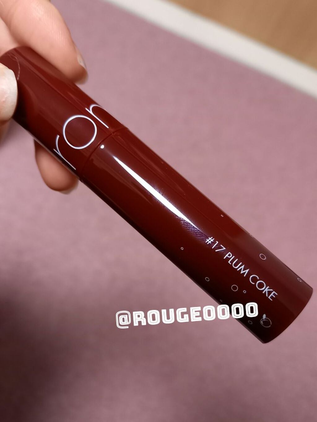 ジューシーラスティングティント/rom&nd/リップティントを使ったクチコミ(1枚目)