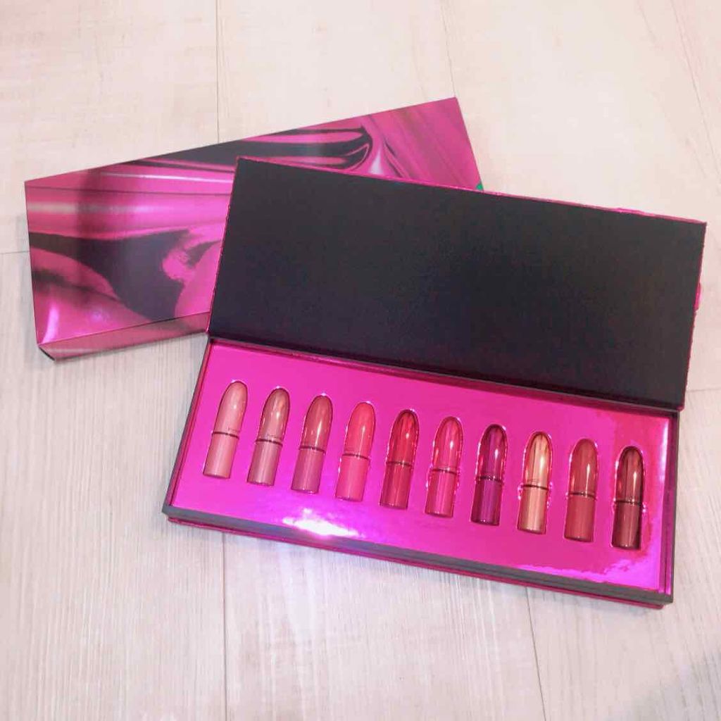 シャイニー プリティ シングス リップ キット【ホリデーコレクション 2018】/M・A・C/メイクアップキットを使ったクチコミ(1枚目)