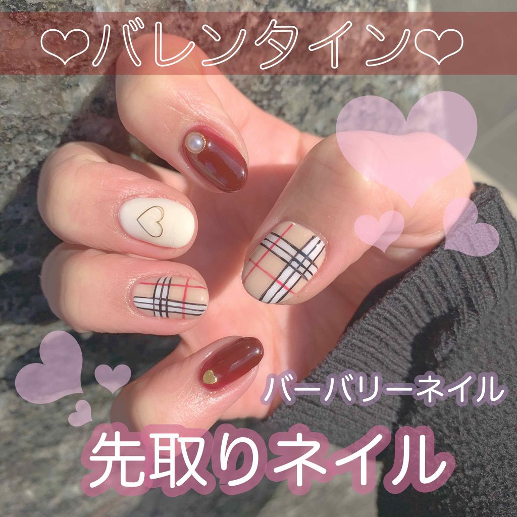 𝑀𝐴𝑁𝐴🪿💭♡ on LIPS 「♡バレンタイン先取りネイル♡皆さん今年も宜しくお願いします🐭❤..」(1枚目)