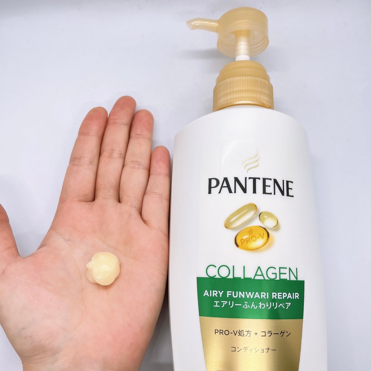 インテンシブ ヴィタミルク 洗い流さないトリートメント 細い・ボリュームがない髪用/パンテーン/ヘアミルクを使ったクチコミ(2枚目)