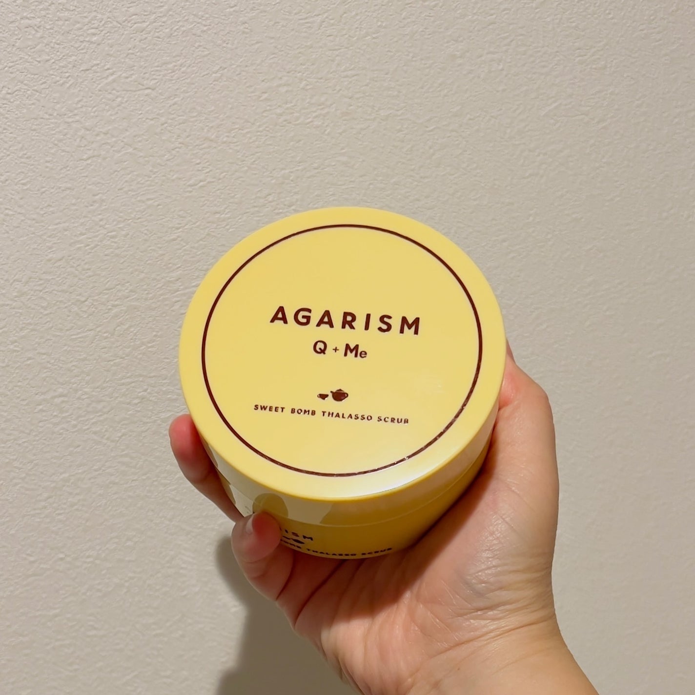 Q+Me スウィートボムタラソスクラブレモンティーの香り/AGARISM/バスト・ヒップケアを使ったクチコミ(1枚目)