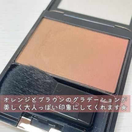 ピュア カラー ブラッシュ 11 華煤 -HANASUSU/SUQQU/パウダーチークを使ったクチコミ(2枚目)