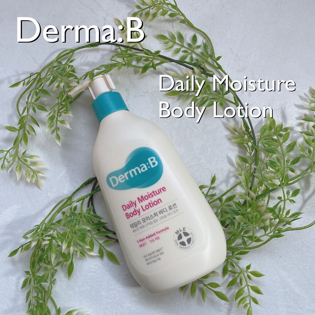 デイリーモイスチャーボディローション/Derma:B/ボディローションを使ったクチコミ(1枚目)