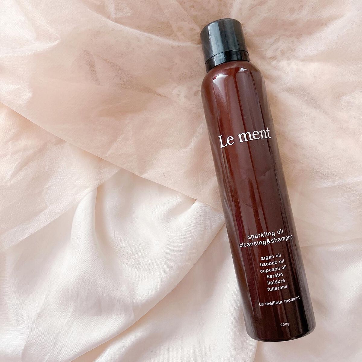 スパークリングオイル クレンジング＆シャンプー ブラック /Le ment/市販シャンプーを使ったクチコミ（2枚目）