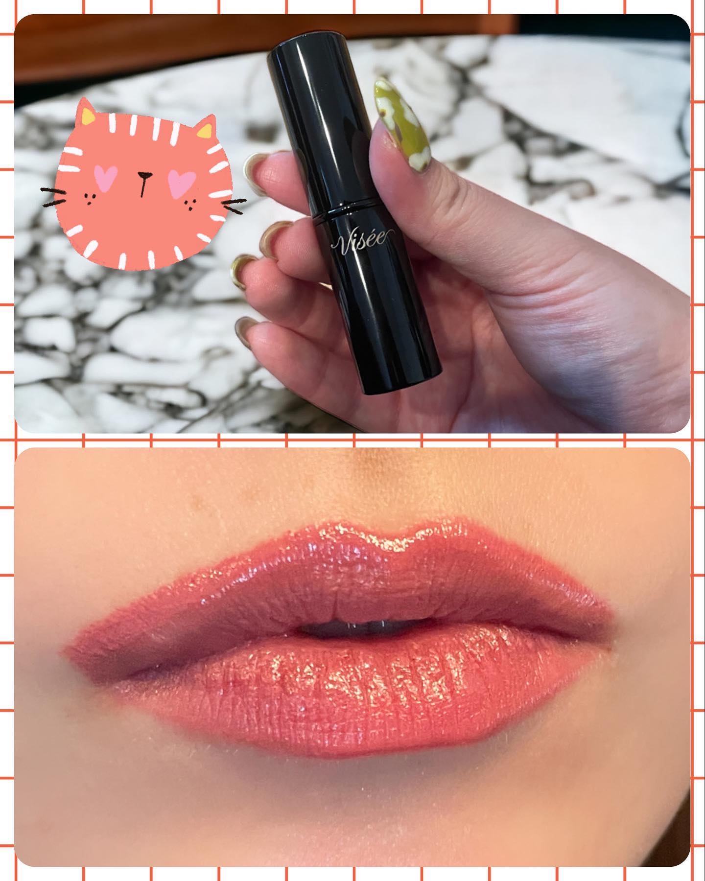 ネンマクフェイク ルージュ/Visée/口紅を使ったクチコミ（2枚目）