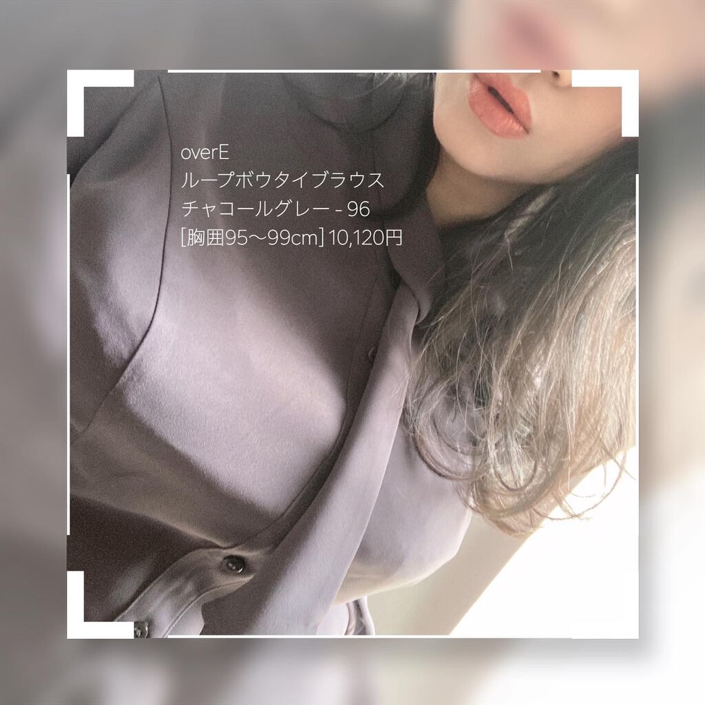 ループボウタイブラウス/overE/その他を使ったクチコミ（2枚目）
