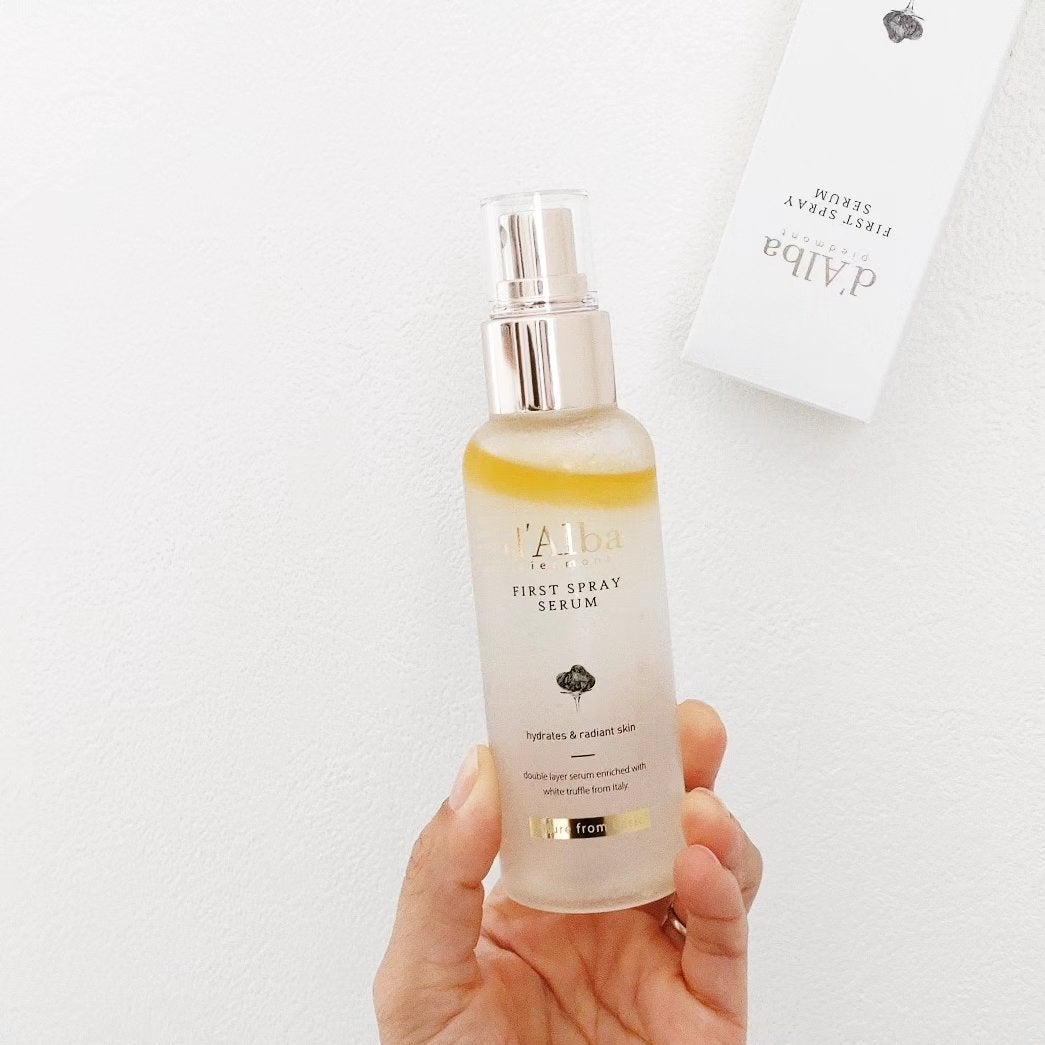 ダルバ ホワイトトリュフファーストスプレーセラム/ダルバ/ミスト状化粧水を使ったクチコミ(1枚目)