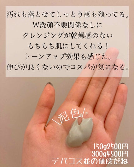 プレディア スパ・エ・メール ファンゴ W クレンズ/Prédia/クレンジングクリームを使ったクチコミ(2枚目)