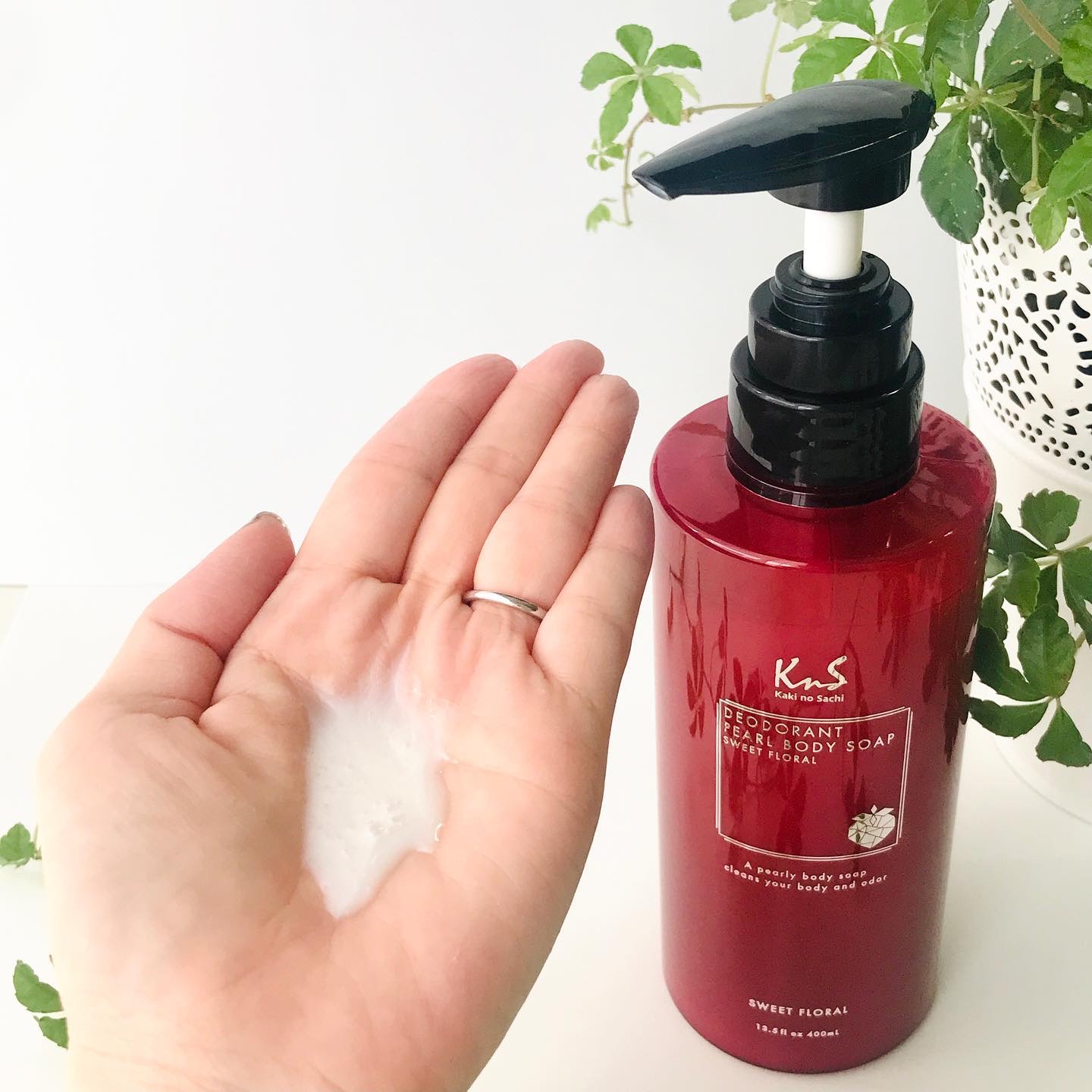 柿のさち KnS パールボディソープ/マックス/ボディソープを使ったクチコミ（2枚目）