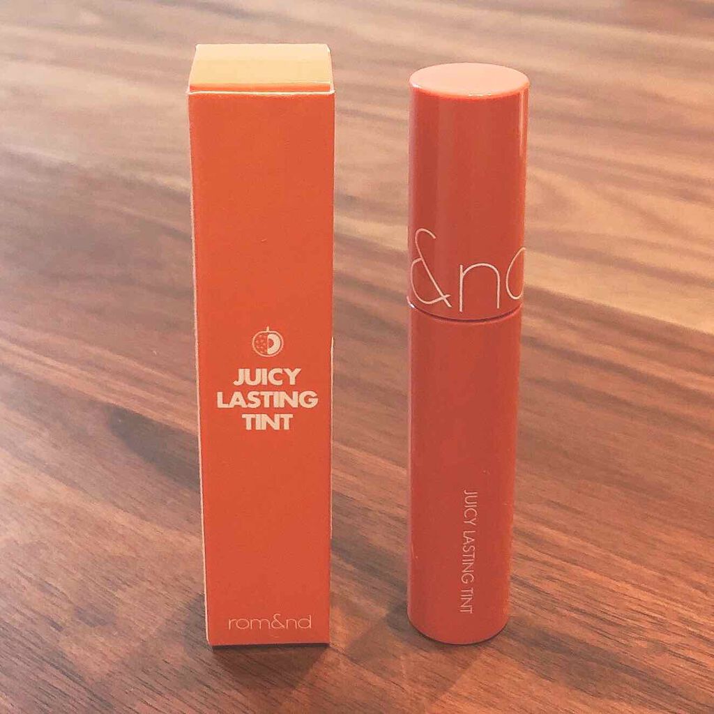 ジューシーラスティングティント/rom&nd/リップティントを使ったクチコミ（1枚目）