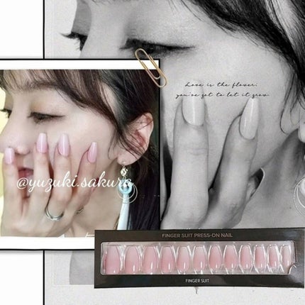 ネイルチップ(シールタイプ)/FINGER SUIT/ネイルチップ・パーツを使ったクチコミ(1枚目)