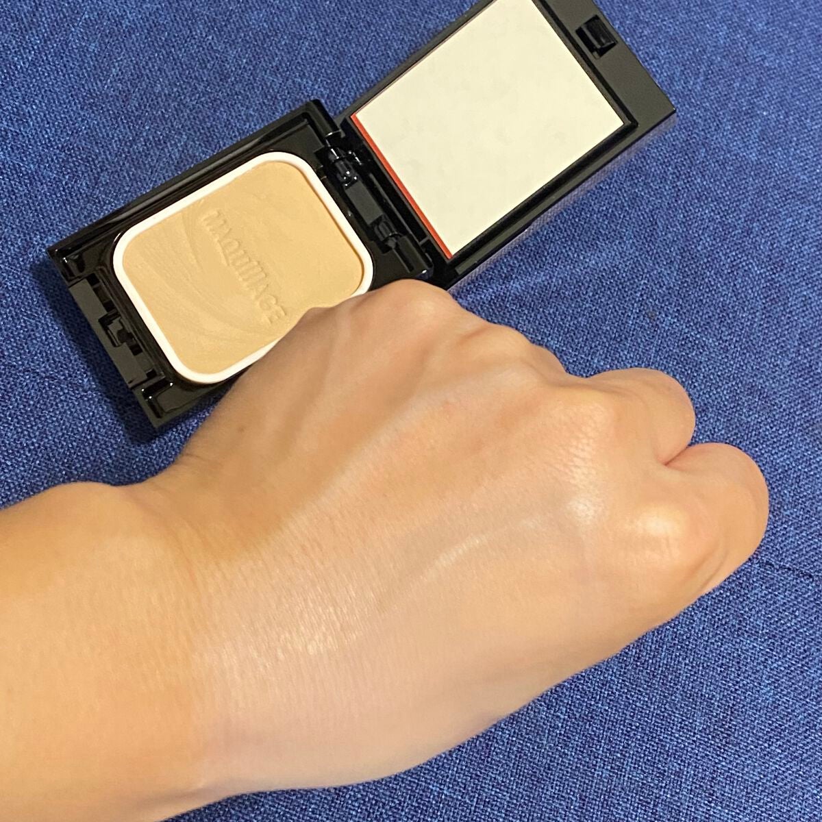 ドラマティックパウダリー EX/マキアージュ/パウダーファンデーションを使ったクチコミ(4枚目)