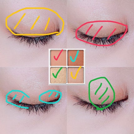 THE アイパレR/b idol/アイシャドウパレットを使ったクチコミ(2枚目)