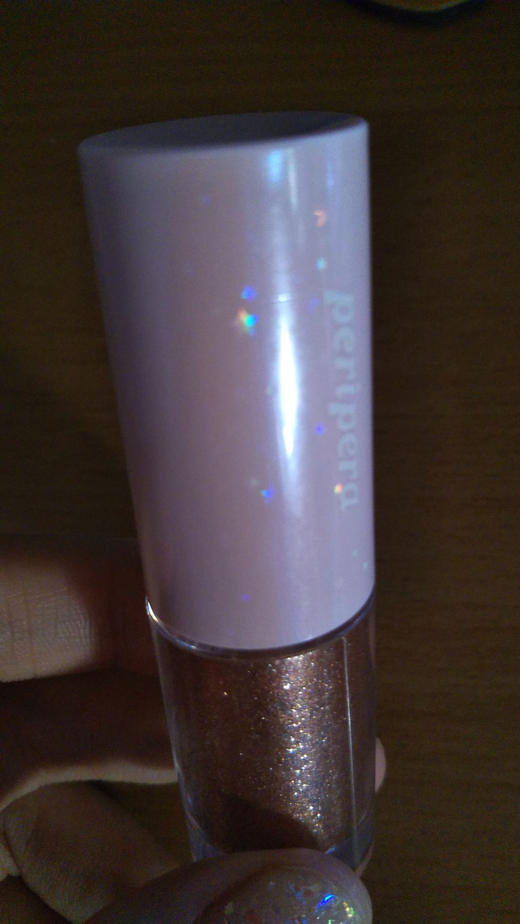 シュガー トゥインクル リキッド シャドウ/PERIPERA/リキッドアイシャドウを使ったクチコミ(1枚目)