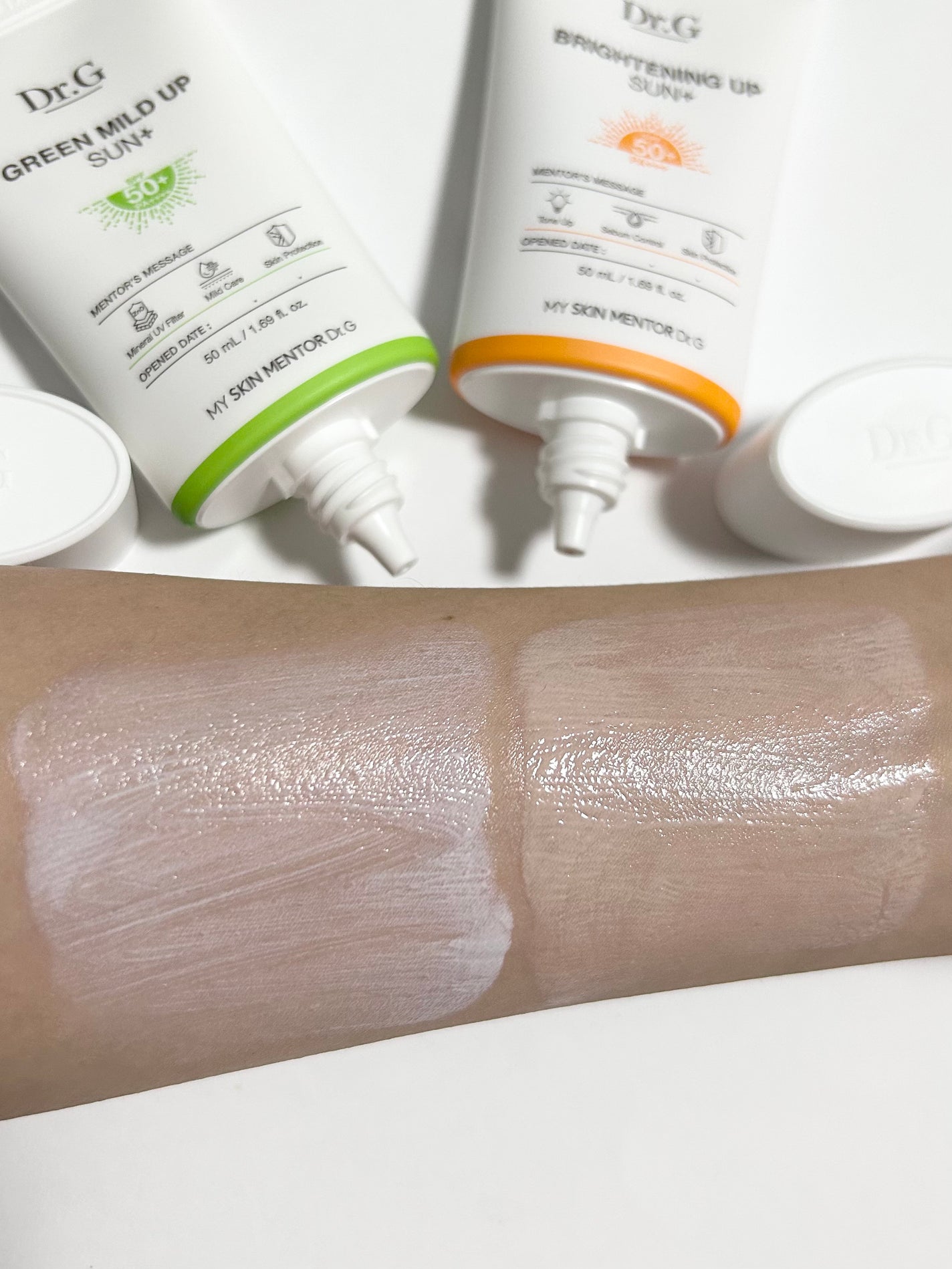 ブライトニングアップサンプラス/Dr.G/日焼け止めクリームを使ったクチコミ(4枚目)