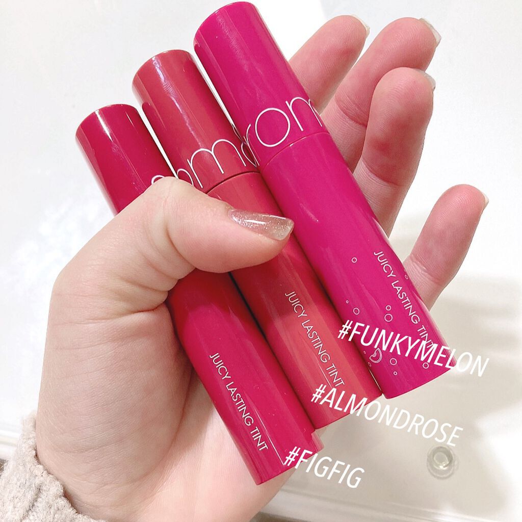 ジューシーラスティングティント/rom&nd/リップティントを使ったクチコミ（1枚目）