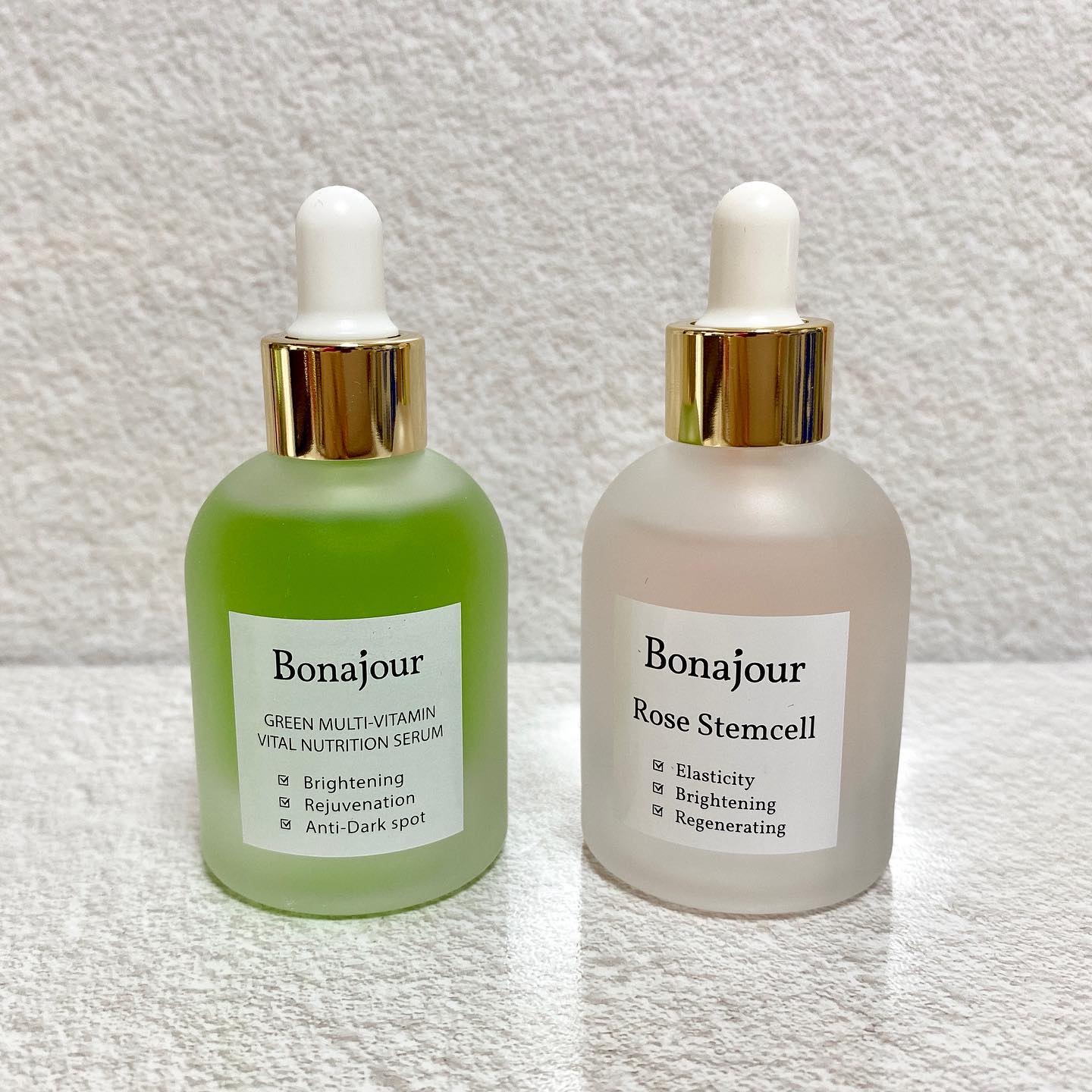 グリーンビタミンセラム/Bonajour/美容液を使ったクチコミ（1枚目）