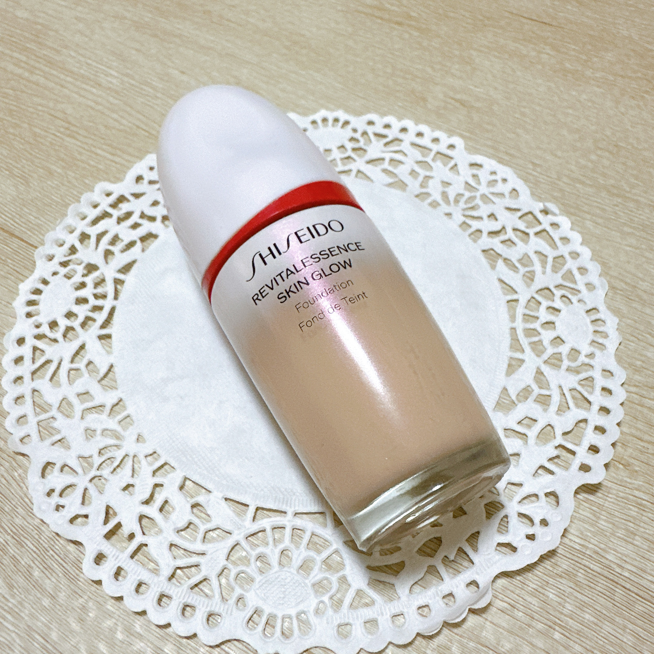 エッセンス スキングロウ ファンデーション 240 Quartz/SHISEIDO/リキッドファンデーションを使ったクチコミ（2枚目）