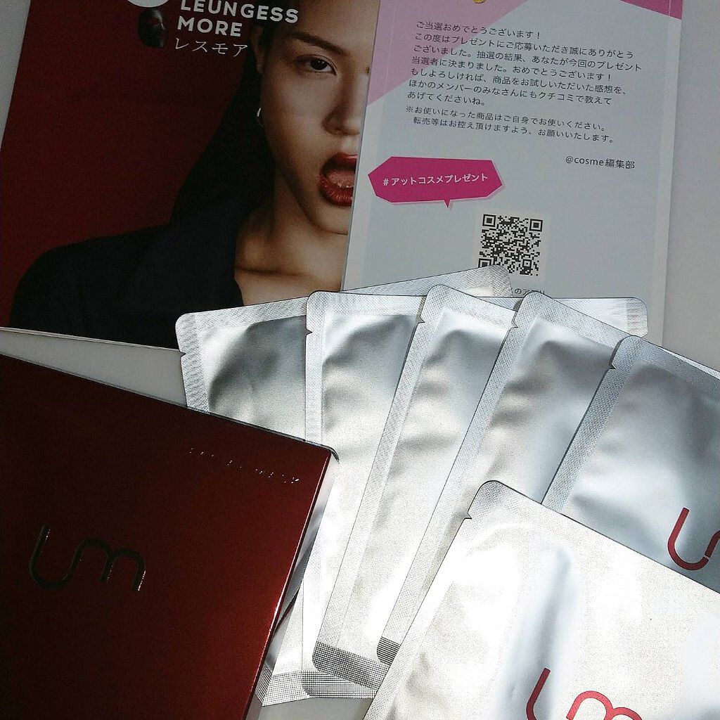 スキンタイトニングケアマスク/LEUNGESSMORE/シートマスク・パックを使ったクチコミ(2枚目)