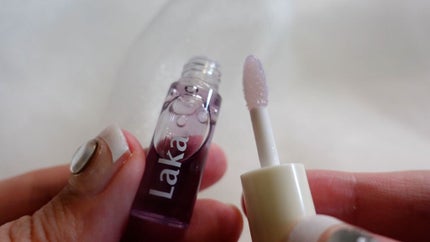 スーパーミニオイルリップ/Laka/リップケアを使ったクチコミ(3枚目)