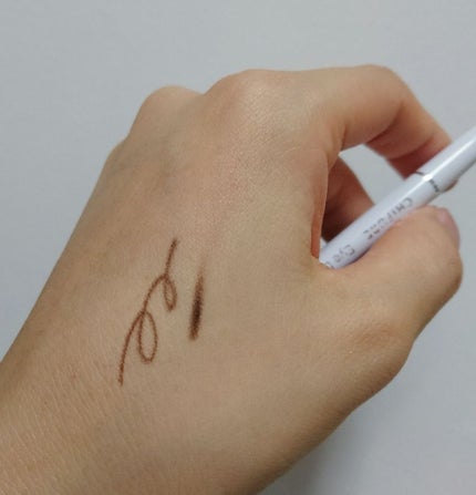 アイ ライナー ペンシル くり出し式 23 ダークブラウン/ちふれ/ペンシルアイライナーを使ったクチコミ(2枚目)