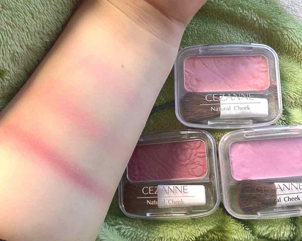 ナチュラル チークN/CEZANNE/パウダーチークを使ったクチコミ(2枚目)