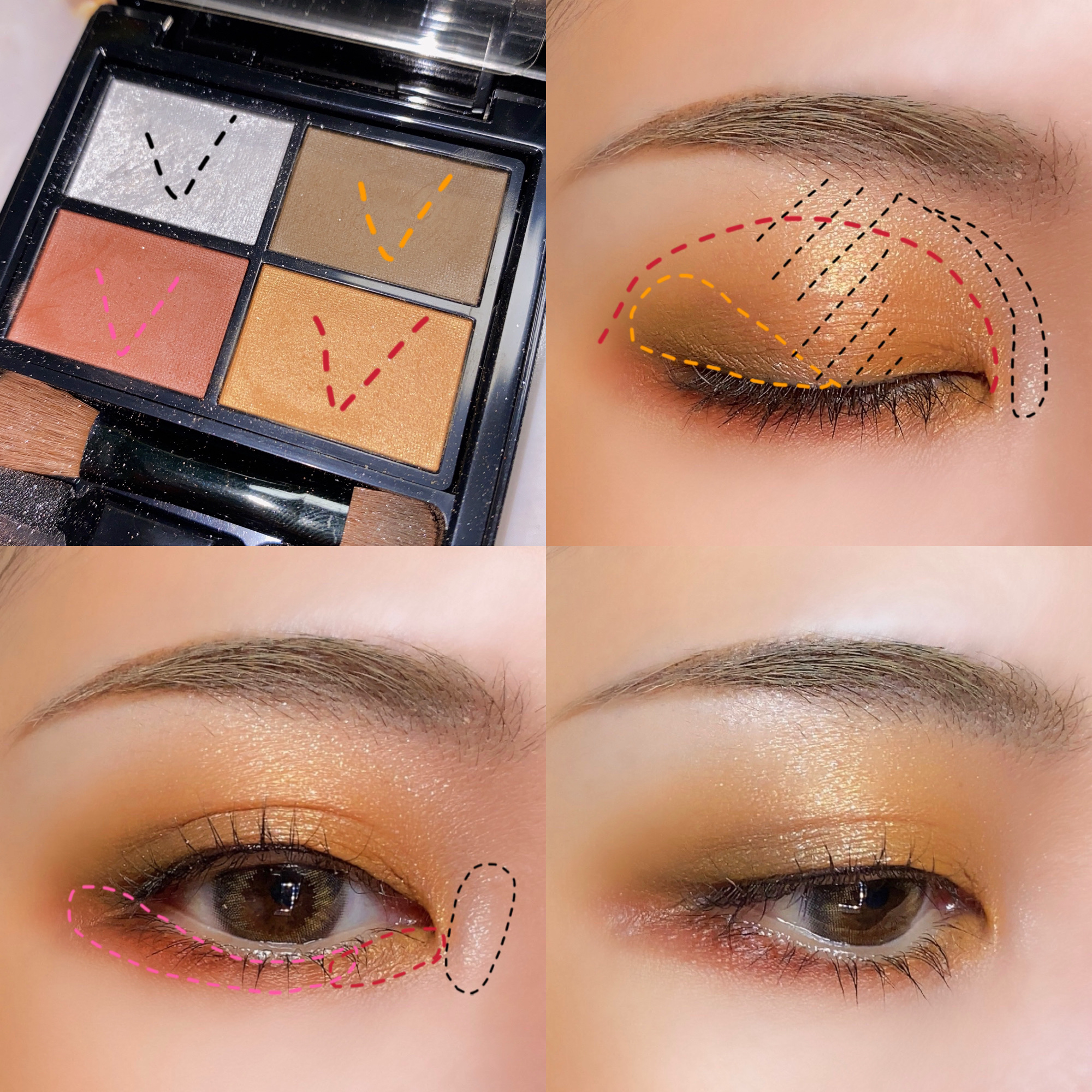 ミネラルクラッシィシャドー メープルガーランド（限定）/エトヴォス/アイシャドウパレットを使ったクチコミ（3枚目）